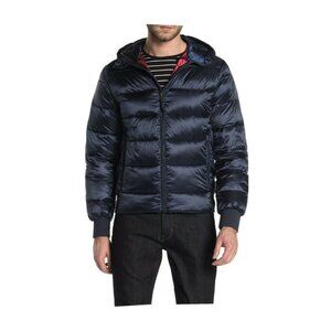 Slate & Stone Hooded Navy Down Jacket‎ Size L